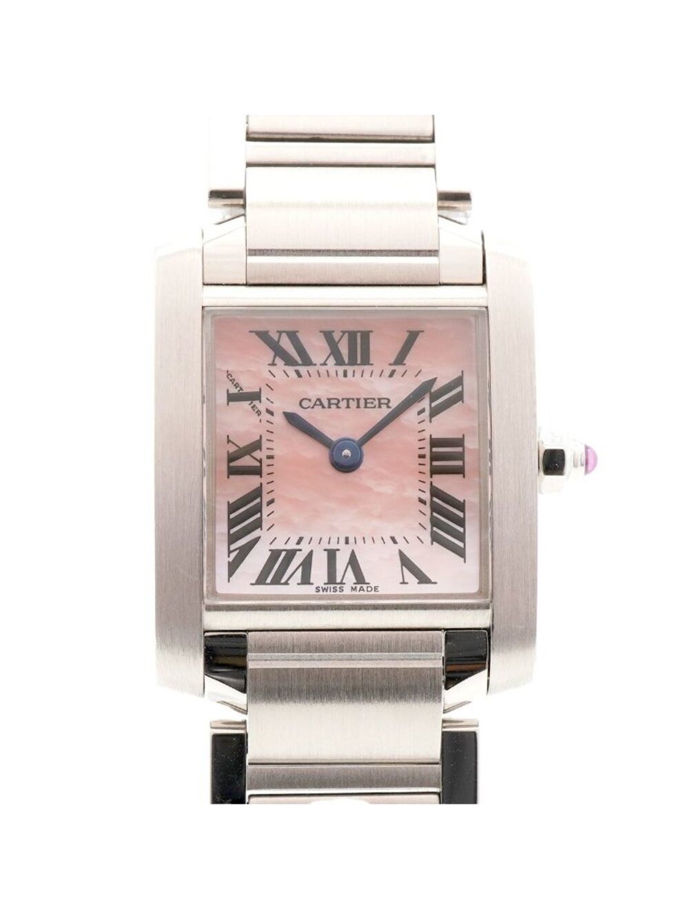 Cartier Tank Francaise SM Pink Dial Watch